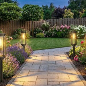 Solar Pathway Lights Outdoor 8 Pack