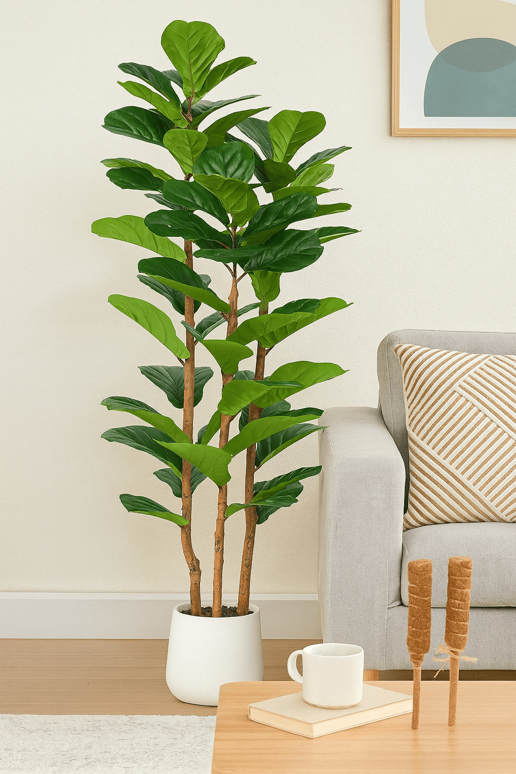 Elegant 5ft Fiddle Leaf for Home Decor