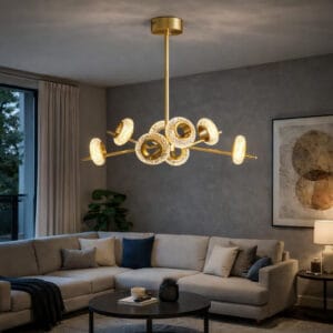 Copper Molecular Led Lighting Home Decor Living Room