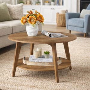 VASAGLE MAEZO Collection - Round Coffee Table